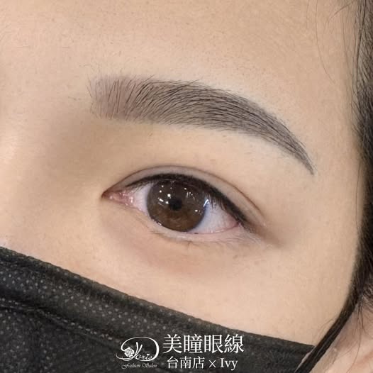 【台南美瞳紋眼線】眼線做完即拍