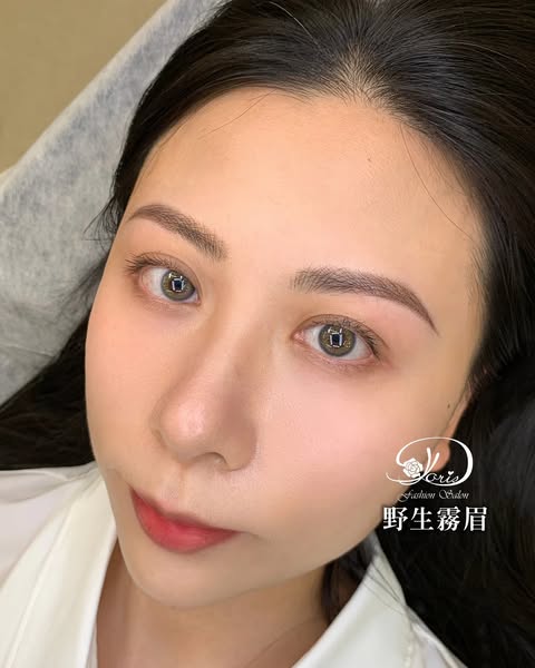 【台南飄霧眉推薦】它有機飄的毛流線條感，兼具妝感的霧眉眉尾